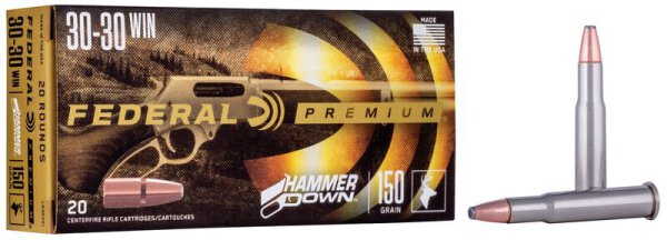 FEDERAL MUNITION .30-30 WIN 150GR BONDED HOLLOW POINT 20/200