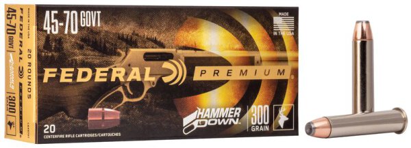 FEDERAL MUNITION .45-70 GOVT 300GR BONDED HOLLOW POINT 20/200