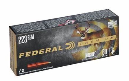 FEDERAL MUNITION .223 REM 60GR NOSLER PARTITION 20/200