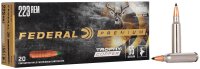 FEDERAL MUNITION .223 REM 55GR TROPHY COPPER 20/200