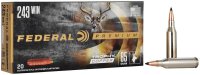 FEDERAL MUNITION .243 WIN 85GR TROPHY COPPER 20/200