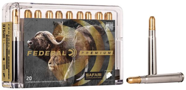 FEDERAL MUNITION .375 H&H MAG 300GR TROPHY BONDED SLEDGEHAMMER SOLID 20/200