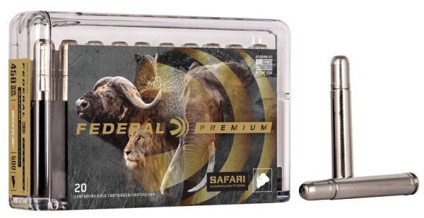 FEDERAL MUNITION .458 WIN MAG 500GR TROPHY BONDED BEAR CLAW 20/200
