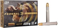 FEDERAL MUNITION .470 NITRO EXPRESS 500GR TROPHY BONDED...