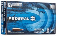FEDERAL MUNITION 6,5MM CREEDMOOR 95GR HORNADY V-MAX 20/200