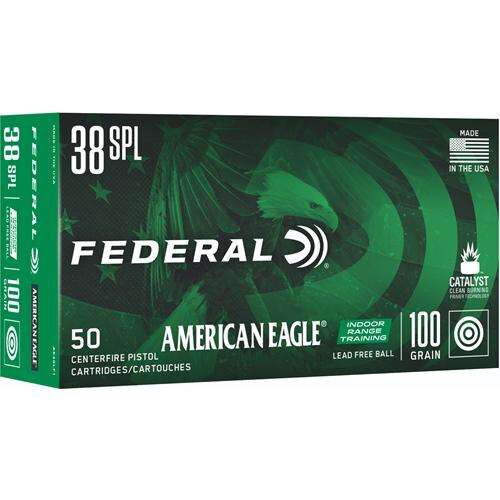 FEDERAL MUNITION .38 SPECIAL 100GR RHT 50/500