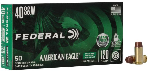 FEDERAL MUNITION .40 S&W 120GR RHT 50/500