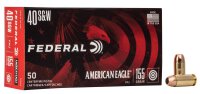 FEDERAL MUNITION .40 S&W 155GR FMJ 50/1000