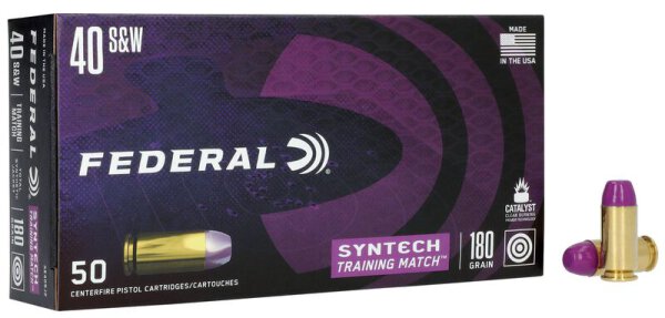 FEDERAL MUNITION .40 S&W 180GR TSJ 50/500