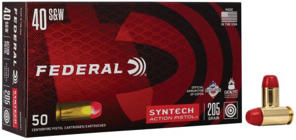 FEDERAL MUNITION .40 S&W 205GR TSJ 50/500
