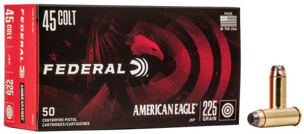 FEDERAL MUNITION .45 COLT 225GR JSP 50/1000