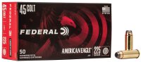 FEDERAL MUNITION .45 COLT 225GR JSP 50/1000