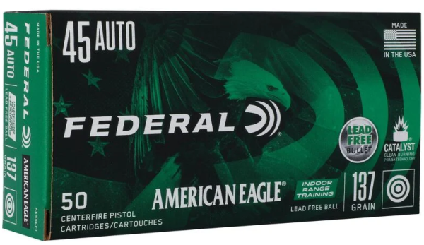 FEDERAL MUNITION .45 AUTO 137GR RHT 50/500