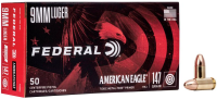 FEDERAL MUNITION 9MM LUGER 147GR TMJ 50/1000