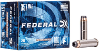 FEDERAL MUNITION .357 MAG 180GR JHP 20/500
