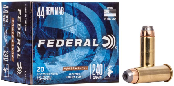 FEDERAL MUNITION .44 REM MAG 240GR JHP 20/500