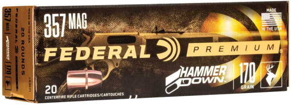 FEDERAL MUNITION .357 MAG 170GR BONDED HOLLOW POINT 20/200