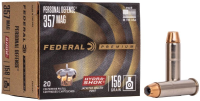 FEDERAL MUNITION .357 MAG 158GR HYDRA-SHOK JHP 20/500