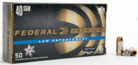 FEDERAL MUNITION .40 S&W 165GR HST HP 50/1000 *LE*