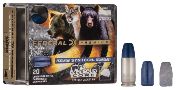 FEDERAL MUNITION .40 S&W 200GR SOLID CORE 20/200
