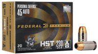 FEDERAL MUNITION .45 AUTO 230GR HST JHP 20/200
