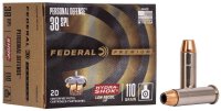 FEDERAL MUNITION .38 SPECIAL 110GR HYDRA-SHOK JHP 20/200