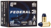 FEDERAL MUNITION .40 S&W 175GR SHP 20/200