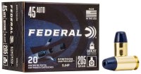 FEDERAL MUNITION .45 AUTO 205GR SHP 20/200