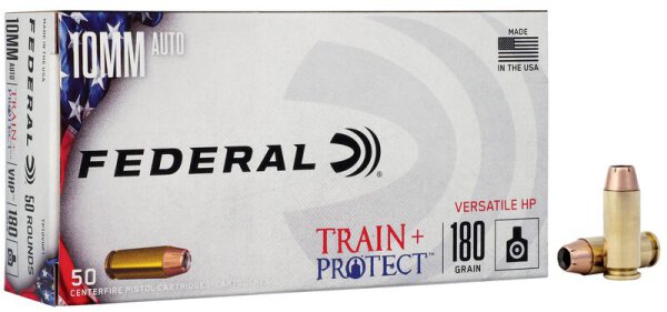 FEDERAL MUNITION 10MM AUTO 180GR VHP 50/500