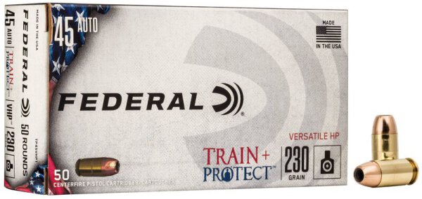 FEDERAL MUNITION .45 AUTO 230GR VHP 50/500