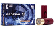 FEDERAL MUNITION 12/70 12GA 2-3/4" 1OZ POWER-SHOK RIFLED SLUG 5/250