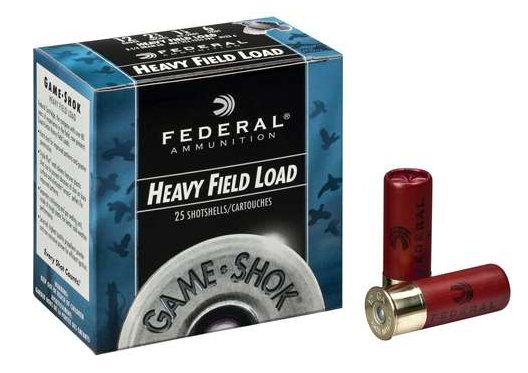FEDERAL MUNITION 12/70 12GA 2-3/4" 1-1/4OZ 5 GAME-SHOK HEAVYFIELD 25/250