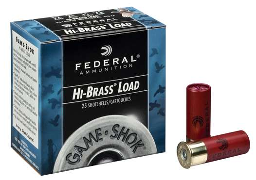 FEDERAL MUNITION 12/70 12GA 2-3/4" 1-1/4OZ 6 GAME-SHOK HI-BRASS 25/250