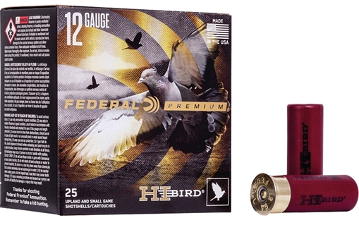FEDERAL MUNITION 12/70 12GA 2-3/4" 1-1/8OZ 7.5 HI-BIRD 25/250