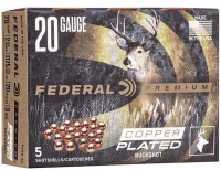 FEDERAL MUNITION 20/70 20GA 2-3/4" 20 PELLETS - 3...