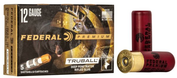 FEDERAL MUNITION 12/70 12GA 2-3/4" 1OZ VITAL-SHOK RIFLED SLUG 5/250