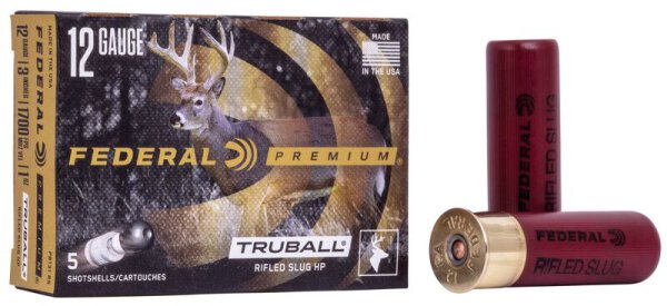 FEDERAL MUNITION 12/76 12GA 3" 1OZ VITAL-SHOK RIFLED SLUG 5/250