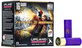 FEDERAL MUNITION 16/70 16GA 2-3/4" 1-1/8OZ 4 WING-SHOK HIGH VELOCITY 25/250