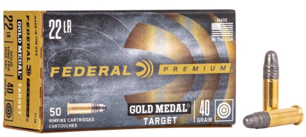 FEDERAL MUNITION .22 LR 40GR SOLID 50/5000