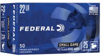 FEDERAL MUNITION .22 LR 25GR NO.12 LEAD BIRD SHOT 50/2500