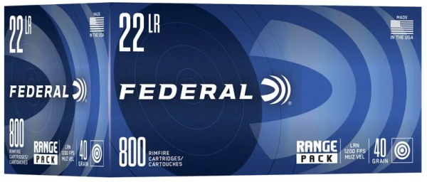 FEDERAL MUNITION .22 LR 40GR LRN 800/3200
