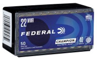 FEDERAL MUNITION .22 WMR 40GR FMJ 50/3000