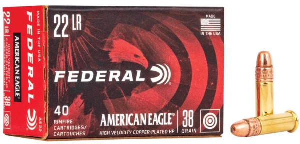 FEDERAL MUNITION .22 LR 38GR CPHP 40/4000
