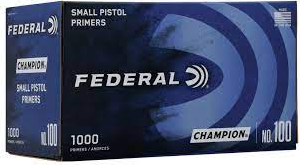 FEDERAL Z&Atilde;&oelig;NDER SMALL PISTOL PRIMER 1000/5000 *CLP-PACKAGING*