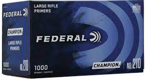 FEDERAL Z&Atilde;&oelig;NDER LARGE RIFLE PRIMER 1000/5000 *CLP-PACKAGING*