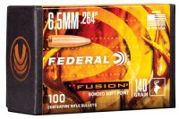 FEDERAL GESCHOSSE 6,5MM/.264 140GR FUSION 100/400