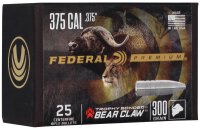 FEDERAL GESCHOSSE .375 300GR TROPHY BONDED BEAR CLAW 25/100