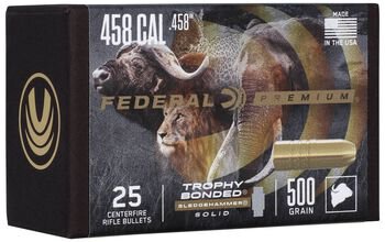 FEDERAL GESCHOSSE .45/.458 500GR TROPHY BOND SLEDGEHAMMER 25/100