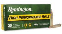 REMINGTON MUNITION .222 REM 50GR HIGH PERFORMANCE PSP 20/200