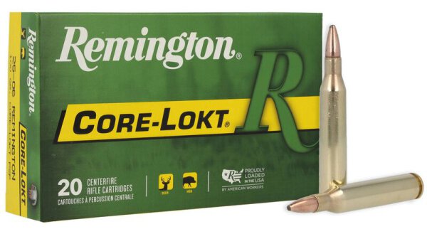 REMINGTON MUNITION .25-06 REM 100GR CORE-LOKT PSP 20/200